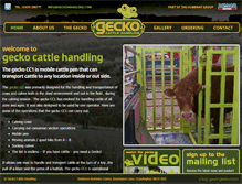 Tablet Screenshot of geckohandling.com